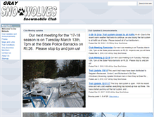 Tablet Screenshot of graysnowolves.com